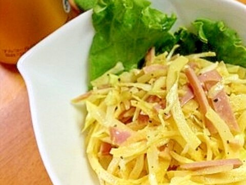 おつまみに朝ごパンに！ささっとサラダ印度風